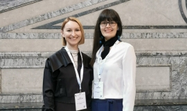 Asta Pakarklytė ir Rūta Stepanovaitė kultūros viršūnių susitikime Stokholme