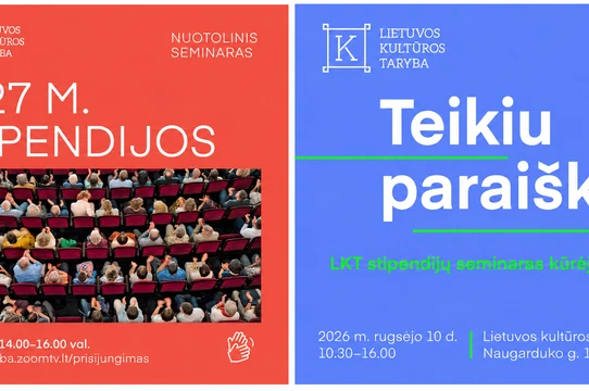 Seminarai kultūros ir meno kūrėjams