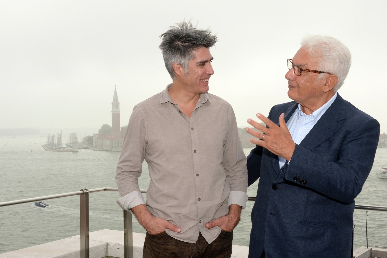 Alejandro Aravena ir Paolo Baratta. © Venecijos bienalė